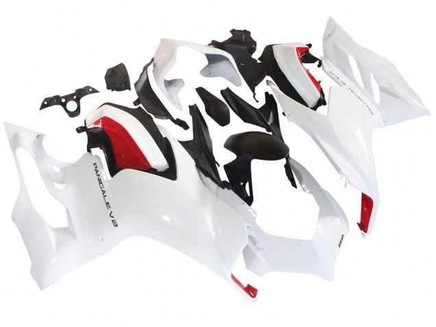 Carene Moto Ducati Panigale V2 2020-2024 - Bianco Rosso Nero Opaco