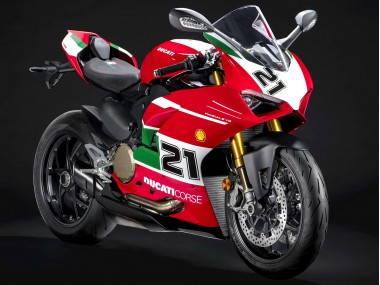 Carene Moto Ducati Panigale V2 2020-2024 - Bianco Rosso Verde Nero Opaco Corse 21