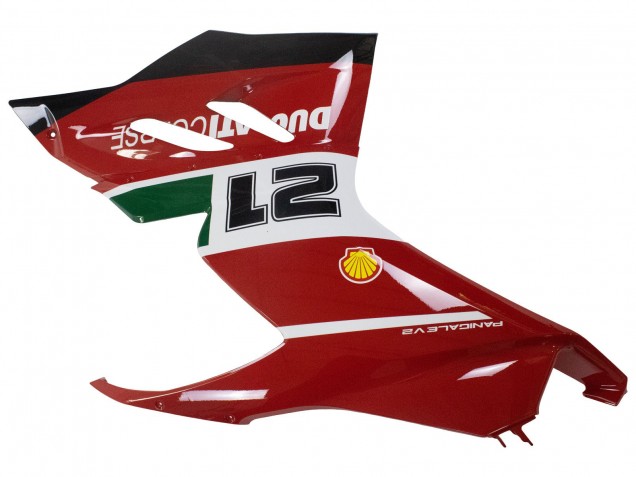 Carene Moto Ducati Panigale V2 2020-2024 - Bianco Rosso Verde Nero Opaco Corse 21