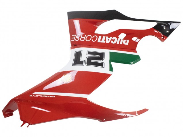 Carene Moto Ducati Panigale V2 2020-2024 - Bianco Rosso Verde Nero Opaco Corse 21