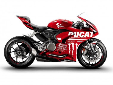 Carene Moto Ducati Panigale V2 2020-2024 - Rosso Nero Lucido Mostro Corse