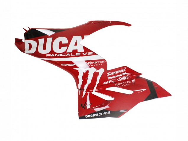 Carene Moto Ducati Panigale V2 2020-2024 - Rosso Nero Lucido Mostro Corse