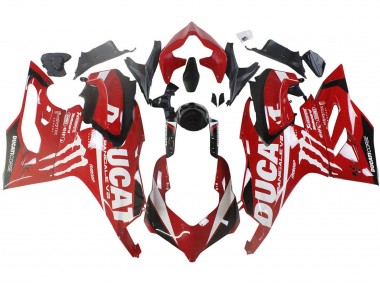 Carene Moto Ducati Panigale V2 2020-2024 - Rosso Nero Lucido Mostro Corse