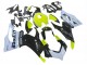 Carene Moto Ducati Panigale V2 2020-2024 - Bianco Verde Lime Nero Lucido Stein Dinse VR 46