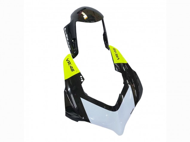 Carene Moto Ducati Panigale V2 2020-2024 - Bianco Verde Lime Nero Lucido Stein Dinse VR 46