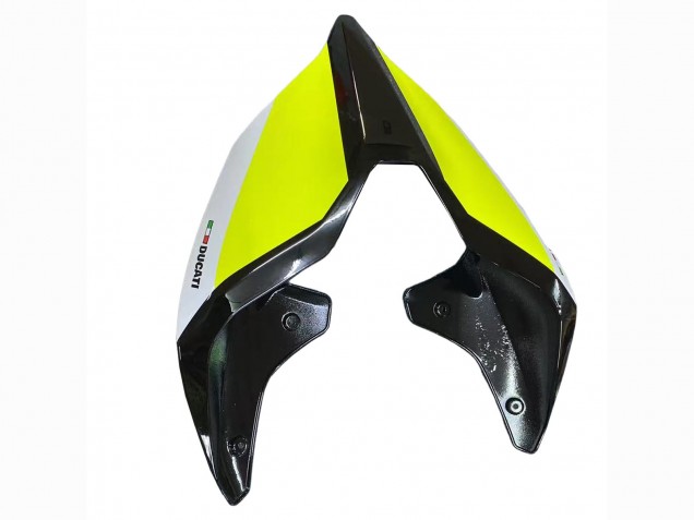 Carene Moto Ducati Panigale V2 2020-2024 - Bianco Verde Lime Nero Lucido Stein Dinse VR 46