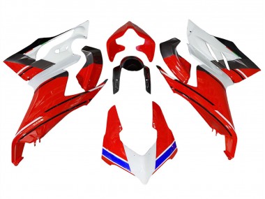 Carene Moto Ducati Panigale V2 2020-2024 - Bianco Rosso Blu Nero Lucido