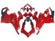 Carena Moto Ducati Panigale V4 V4S 2020-2021 - Rosso Nero Opaco