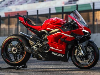 Carene Moto Ducati Panigale V4 V4S 2020-2021 - Rosso Bianco Nero