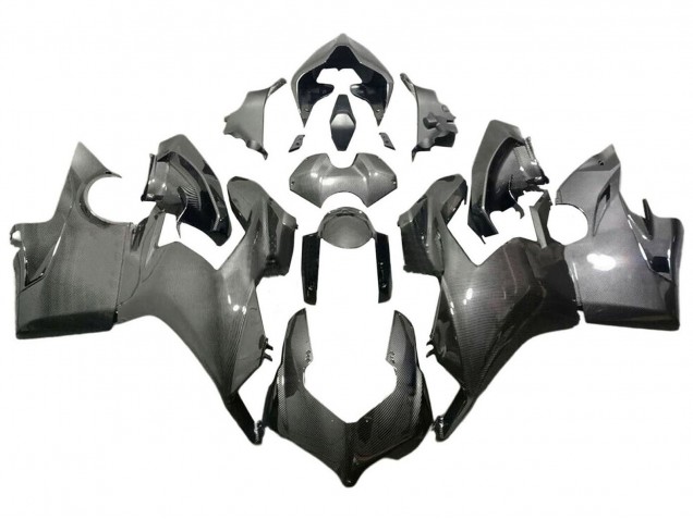 Carene Moto Ducati Panigale V4 V4S 2018-2019 - Nero Fibra di Carbonio Stile