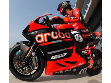 Carene Moto Ducati Panigale V4 V4S 2018-2019 - Rosso Nero Lucido Aruba 11