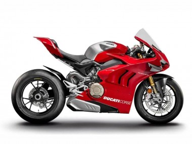 Carene Moto Ducati Panigale V4 V4S 2020-2021 - Argento Rosso