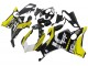 Carene Moto Ducati Panigale V4 V4S 2020-2021 - Giallo Bianco Nero Lucido