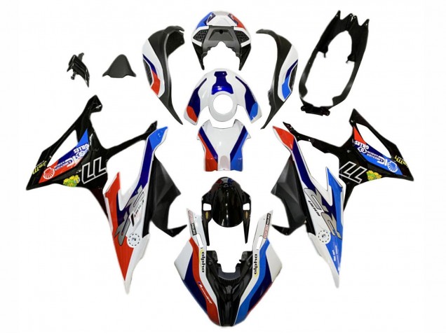 Carene Moto BMW S1000RR 2019-2022 - Blu Rosso Bianco 77