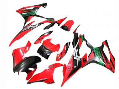 Carene Moto BMW S1000RR 2019-2022 - Rosso Nero Verde