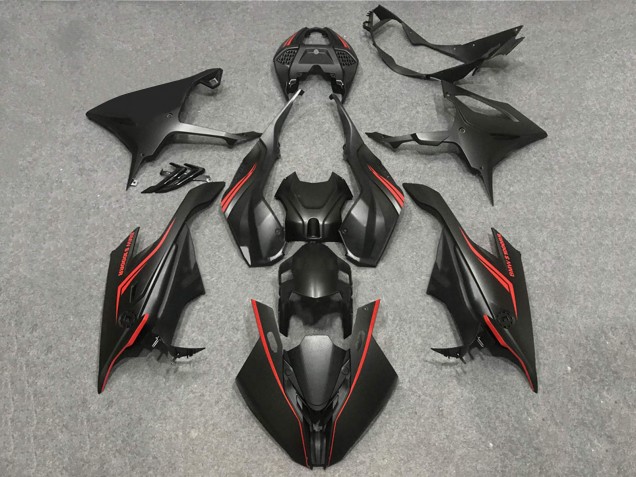 Carene Moto BMW S1000RR 2019-2022 - Nero Opaco Rosso