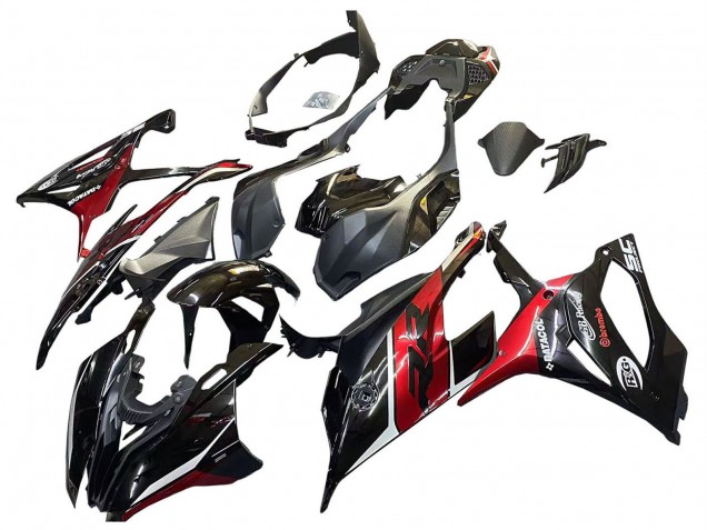 Carene Moto BMW S1000RR 2019-2022 - Nero Rosso Scuro