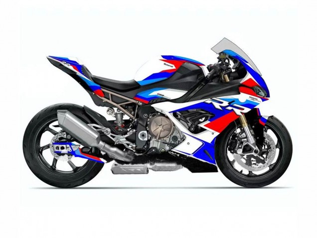 Carene Moto BMW S1000RR 2019-2022 - Bianco Nero Blu Rosso
