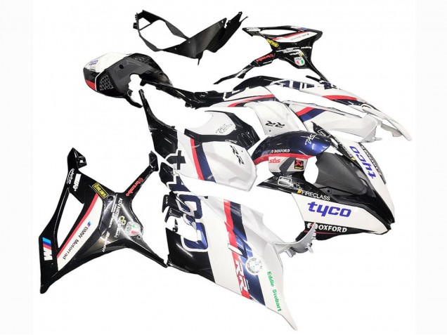 Carene Moto BMW S1000RR 2019-2022 - Bianco Nero Rosa Oxford