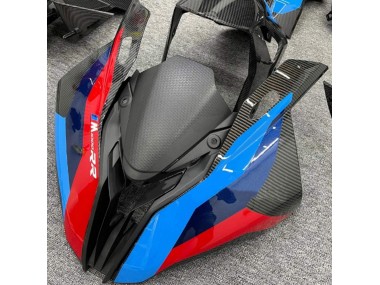 Carene Moto BMW S1000RR 2019-2022 - Nero Blu Rosso Fibra di Carbonio