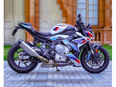 Carene Moto BMW S1000R 2021-2025 - Bianco Azzurro Chiaro Scuro Rosso