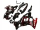 Carene Moto Suzuki GSX600F/GSX750F 2004-2006 - Nero Lucido Rosso Fiamma