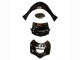 Carene Moto Suzuki GSX600F/GSX750F 2004-2006 - Nero Lucido Rosso Fiamma