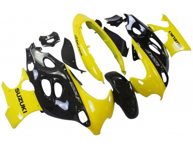 Carene Moto Suzuki GSX600F/GSX750F 2004-2006 - Nero Lucido Giallo