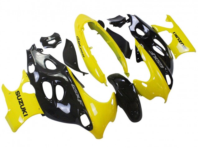 Carene Moto Suzuki GSX600F/GSX750F 2004-2006 - Nero Lucido Giallo