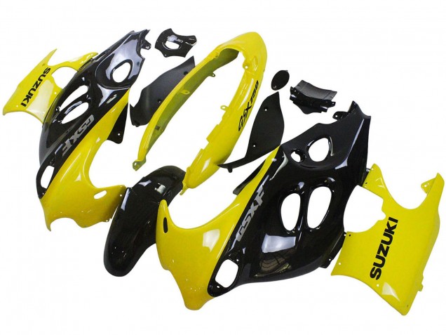 Carene Moto Suzuki GSX600F/GSX750F 2004-2006 - Nero Lucido Giallo