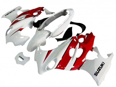 Carene Moto Suzuki GSX600F/GSX750F 2004-2006 - Bianco Rosso