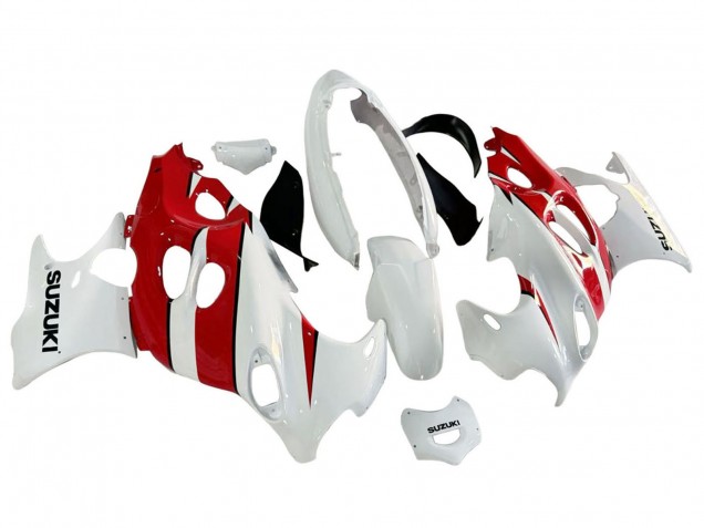 Carene Moto Suzuki GSX600F/GSX750F 2004-2006 - Bianco Rosso