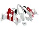 Carene Moto Suzuki GSX600F/GSX750F 2004-2006 - Bianco Rosso