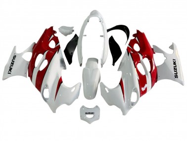 Carene Moto Suzuki GSX600F/GSX750F 2004-2006 - Bianco Rosso