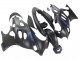 Carene Moto Suzuki GSX600F/GSX750F 2004-2006 - Nero Opaco Blu Logo