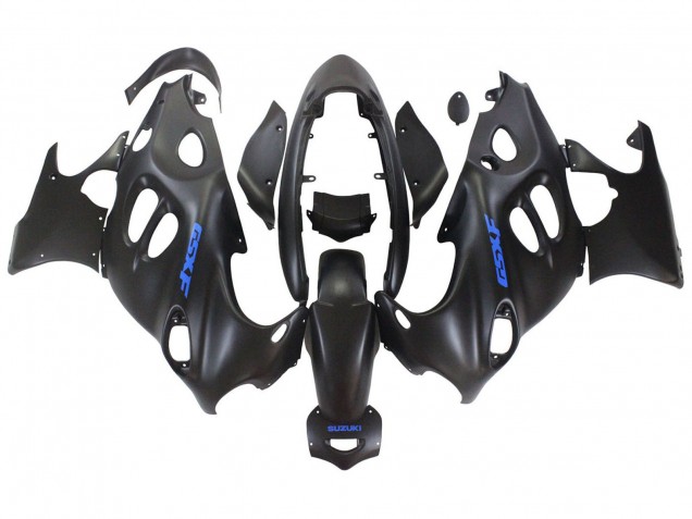 Carene Moto Suzuki GSX600F/GSX750F 2004-2006 - Nero Opaco Blu Logo