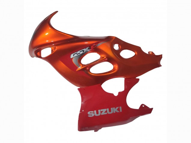 Carene Moto Suzuki GSX600F/GSX750F 2004-2006 - Burnt Arancia Bianco Logo