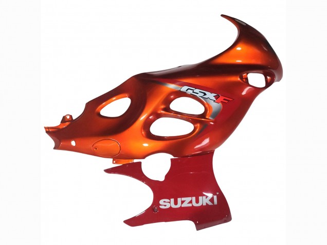 Carene Moto Suzuki GSX600F/GSX750F 2004-2006 - Burnt Arancia Bianco Logo