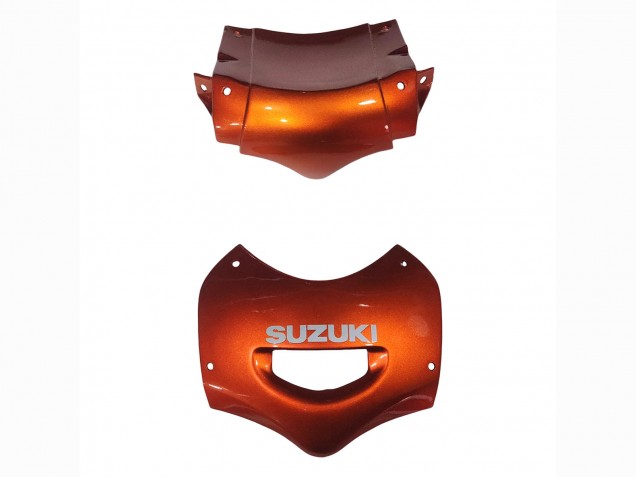 Carene Moto Suzuki GSX600F/GSX750F 2004-2006 - Burnt Arancia Bianco Logo