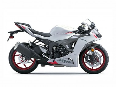 Carene Moto Kawasaki ZX6R 2023-2025 - Bianco Perla Nero Rosso