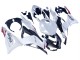 Carene Moto Kawasaki ZX6R 2023-2025 - Bianco Perla Nero Rosso