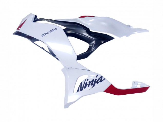 Carene Moto Kawasaki ZX6R 2023-2025 - Bianco Perla Nero Rosso