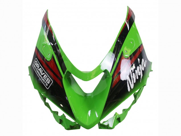Carene Moto Kawasaki ZX6R 2023-2025 - Verde Nero Rosso Giallo Dunlop