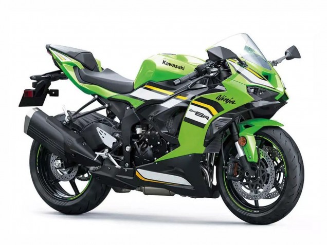 Carene Moto Kawasaki ZX6R 2023-2025 - Verde Bianco Nero Ninja