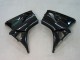 Carene Moto Honda CBR600RR 2003-2004 - Nero Lucido Rosso Decals