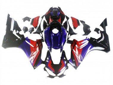 Carene Moto Honda CBR1000RR 2017-2023 - Rosso Blu Nero Lucido