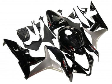 Kit Carena Moto Honda CBR600RR 2007-2008 - Argento Nero Lucido