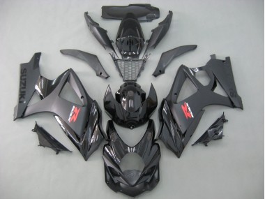 Carene Moto Suzuki GSXR 1000 2007-2008 - Nero Opaco Nero Lucido
