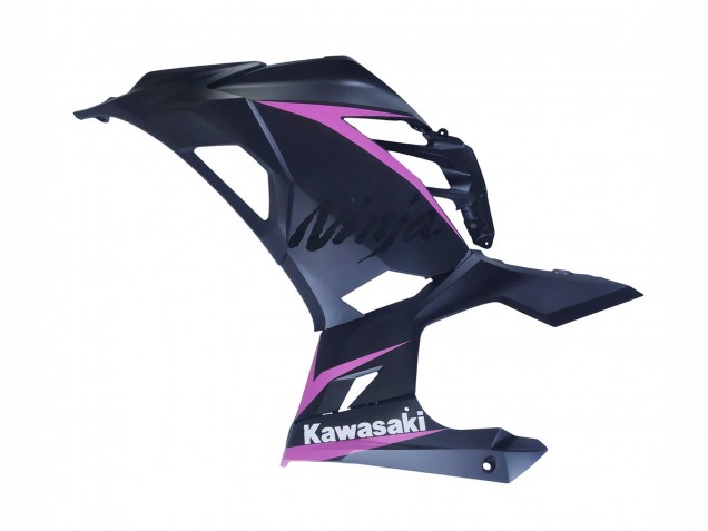 Carene Moto Kawasaki Ninja 400 2018-2024 - Nero Opaco Rosa