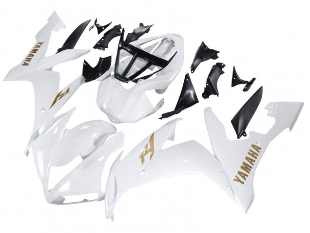 Carene Moto Yamaha YZF 1000 R1 2004-2006 - Bianco Oro Decals